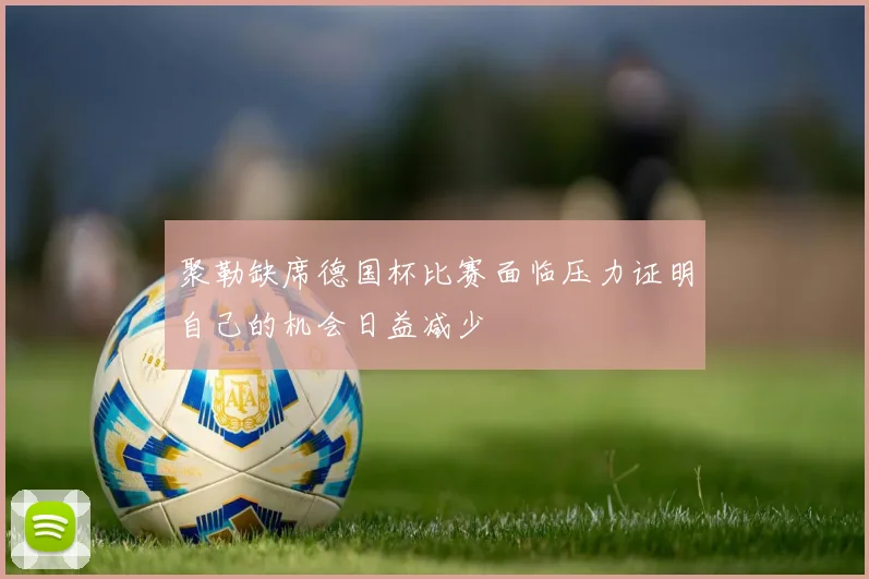 聚勒缺席德国杯比赛面临压力证明自己的机会日益减少
